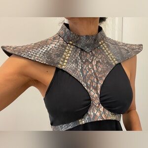 Brown Snake Print Women's harness